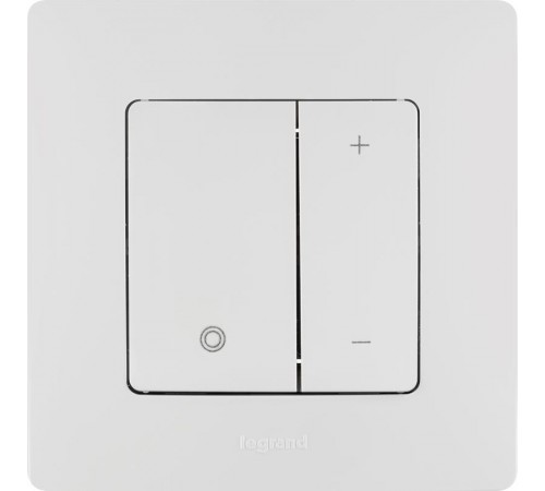 Etika Белый Светорегулятор нажимной, 400Вт  672218  Legrand
