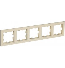 BRITE Рамка 5-ая РУ-5-БрКр бежевый   BR-M52-K10  IEK