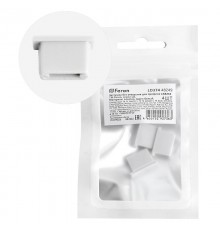 Заглушка без отверстия для профиля CAB262, LD374 (комплект 4шт) FERON  48249  FERON