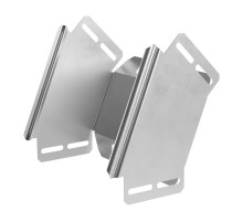 Угол вертикальный внешний 90 градусов Стандарт INOX (AISI 304) 200х100  PR16.2996  Промрукав