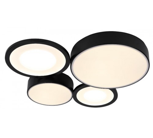 Светильник потолочный светодиодный  Aliona 6161-701 LED 87 Вт 3000 - 6000 К с пультом  Б0066451  Rivoli