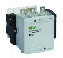 Контактор 400А 220В АС3 1НО+1НЗ КМ-103   22162DEK  DEKraft