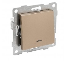 Ugra Выключатель 1кл. (инд), СУ , 10А, 250В, шампань  С11В18-027  GUSI Electric