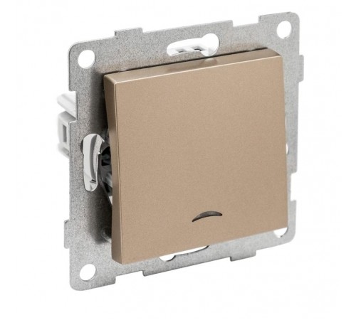 Ugra Выключатель 1кл. (инд), СУ , 10А, 250В, шампань  С11В18-027  GUSI Electric