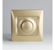 Регулятор скорости вентилятора поворотный, 220-250V, 300VA (золотой)  201183  SPL