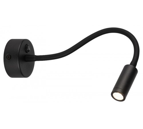 Светильник настенный бра WL 33 BK 3Вт IP20 черный  Б0056391  ЭРА