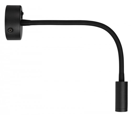 Светильник настенный бра WL 33 BK 3Вт IP20 черный  Б0056391  ЭРА