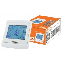 Термостат для теплых полов электронный сенсорный ТТПЭ-2 16А 250В с датчиком 3м  SQ2503-0002  TDM