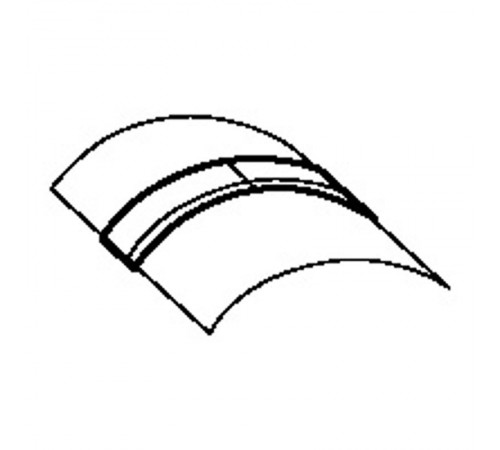 Накладка на стык 92x20 мм DLP  032803  Legrand