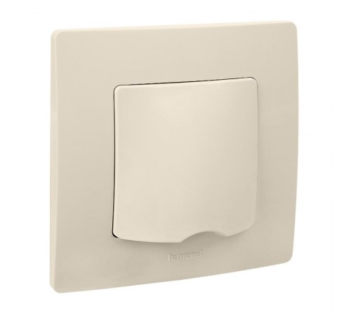 Etika Слоновая кость Вывод кабеля IP21  672329  Legrand