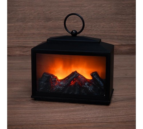 Декоративный камин "Сканди" с эффектом живого огня 18х9х16 см, батарейки 3хС (не в комплекте)  511-033  NEON-NIGHT