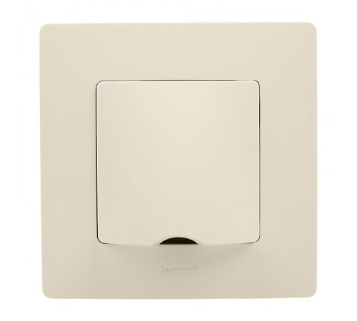 Etika Слоновая кость Вывод кабеля IP21  672329  Legrand