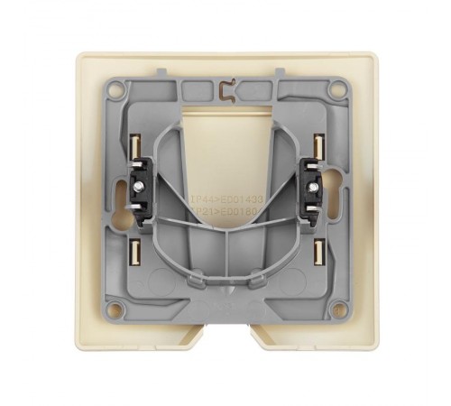 Etika Слоновая кость Вывод кабеля IP21  672329  Legrand