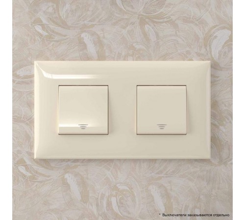 Рамка ARTLEBEDEV "Ванильная дымка" "Avanti", 4 мод.  4405904  DKC