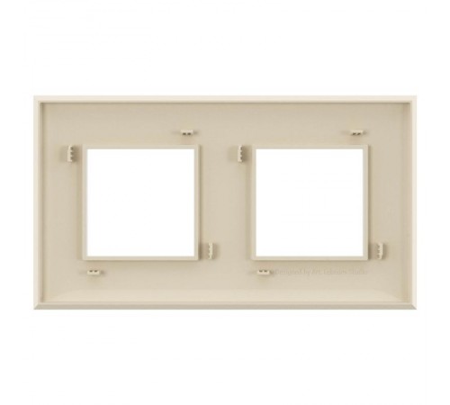 Рамка ARTLEBEDEV "Ванильная дымка" "Avanti", 4 мод.  4405904  DKC