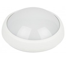 Светильник светодиодный пылевлагозащищенный для ЖКХ ДПО SPB-1-12-MWS (W) IP54 12Вт 4000К 960лм круг 180х98 БЕЛ с ДД  Б0036398  ЭРА