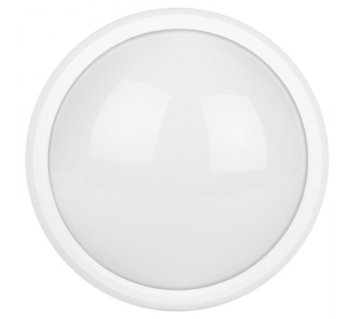 Светильник светодиодный пылевлагозащищенный для ЖКХ ДПО SPB-1-12-MWS (W) IP54 12Вт 4000К 960лм круг 180х98 БЕЛ с ДД  Б0036398  ЭРА