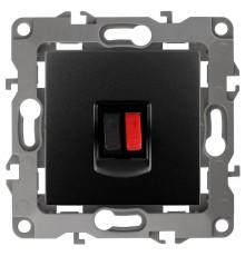 Розетка аудио 12-3111-05  антрацит  Б0027455  ЭРА