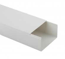 KK-W-100-60 Кабель-канал ЭРА 100x60 белый (12м.)  Б0031143  ЭРА
