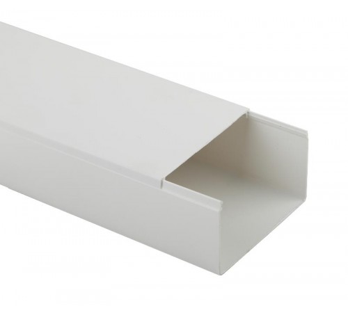 KK-W-100-60 Кабель-канал ЭРА 100x60 белый (12м.)  Б0031143  ЭРА