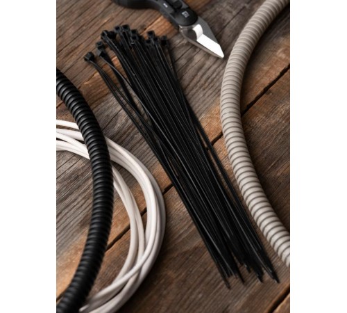 Хомут нейлоновый ЧЕРНЫЙ 3,6х300 (уп./100шт) EKF Simple  plc-cb-3.6x300  EKF