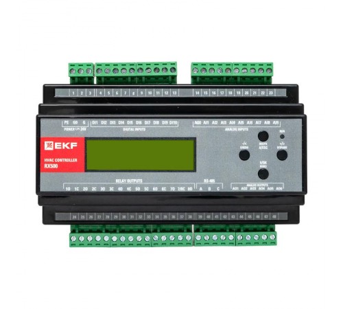 Конфигурируемый контроллер для систем отопления и ГВС  RX500-HRX500-HEKF