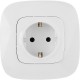 Valena ALLURE DIY Белый Розетка 1-ая с/з, безвинт.зажим  753721  Legrand