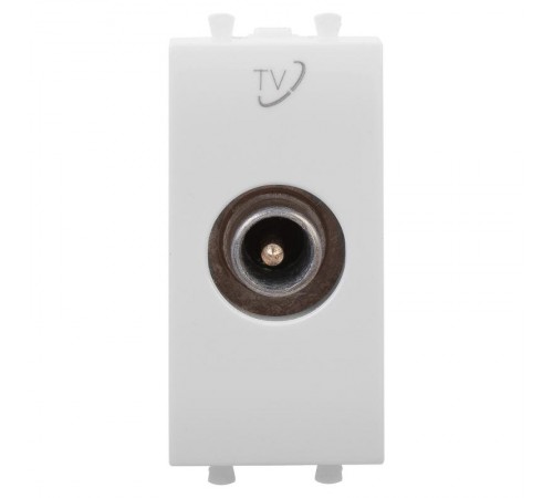 Розетка ТВ проходная "Белое облако" "Avanti", 1 мод  4400511  DKC