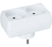 Разветвитель 94 671 NAD-L-2X-C-WH 2 гн. б/з 94671 Navigator