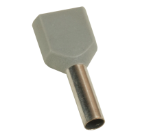 Наконечник штыревой втулочный под два провода OptiKit T-Shv2-PVC- 2,5-10(100шт)  278049  КЭАЗ