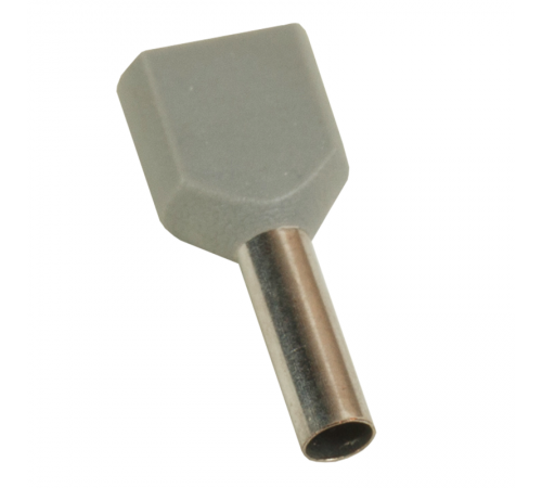 Наконечник штыревой втулочный под два провода OptiKit T-Shv2-PVC- 2,5-10(100шт)  278049  КЭАЗ