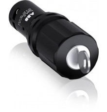 кнопка черная с опусканием при помощи ключа СЕ3К1-10В-11  1SFA619502R1076  ABB