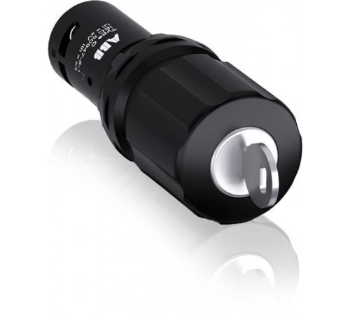 кнопка черная с опусканием при помощи ключа СЕ3К1-10В-11  1SFA619502R1076  ABB