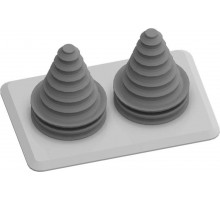 TZ104 фланец с 2-мя кабельными рукавами  2CPX010456R9999  ABB