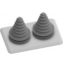 TZ104 фланец с 2-мя кабельными рукавами  2CPX010456R9999  ABB