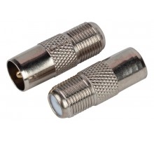 Переходник   R-A01 гнездо F-штекер TV  Б0048287  ЭРА