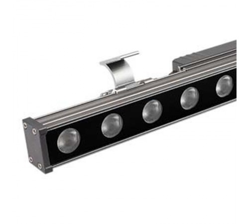 Линейный прожектор AR-LINE-500-12W Warm3000 (GR, 15 deg, 230V) (Arlight, IP65 Металл, 3 года)  042176  Arlight