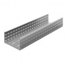 Лоток перфорированный 150х150х3000, толщ. 1,2 мм, Сендзимир цинк  УЛП-150х150х3000-1,2-СЦ  Ostec