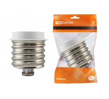 Переходник Е40-Е27 белый  SQ0335-1003  TDM