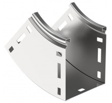 ESCA Поворот плавн. 45град тип В10 80х100мм  CPV51-0-45-080-100  IEK