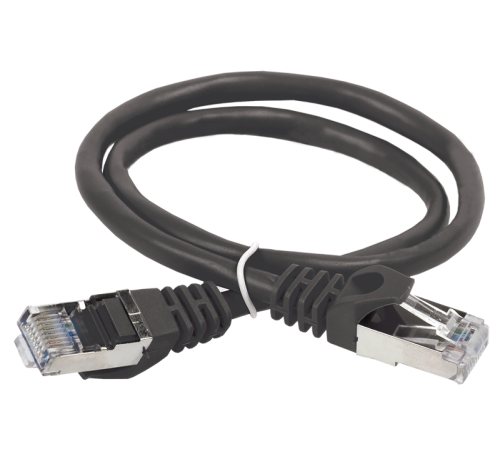 Коммутационный шнур кат. 5Е FTP LSZH 3м черный  PC09-C5EFL-3M  ITK