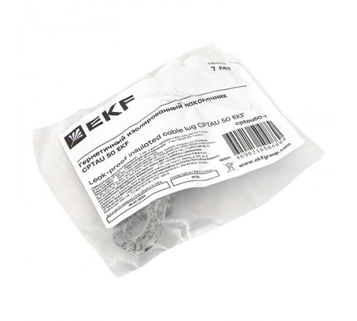 Герметичный изолированный наконечник CPTAU 50 инд. упак.  cptau50-r  EKF