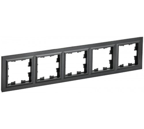 BRITE Рамка 5-ая РУ-5-БрЧ черный   BR-M52-K02  IEK