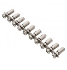 Перемычка тип 10PIN для двухуровневых клемм 4,0 мм2 (10 шт.)  plc-per-10PIN-2-4  EKF