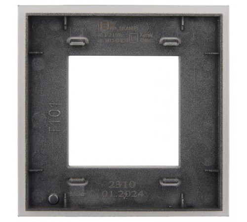 SKANDY Рамка 1-местная SK-F21Sh стекло шампань   SK-M12-G-K37  IEK