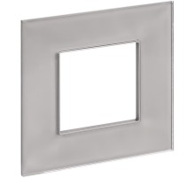 SKANDY Рамка 1-местная SK-F21Sh стекло шампань   SK-M12-G-K37  IEK