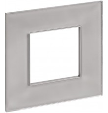 SKANDY Рамка 1-местная SK-F21Sh стекло шампань   SK-M12-G-K37  IEK