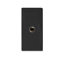 Simon 27 Розетка для подключения разъёма audio mini-jack (3,5мм), винтовое соединение, узкий модуль, S27, гра  2701092-038  Simon