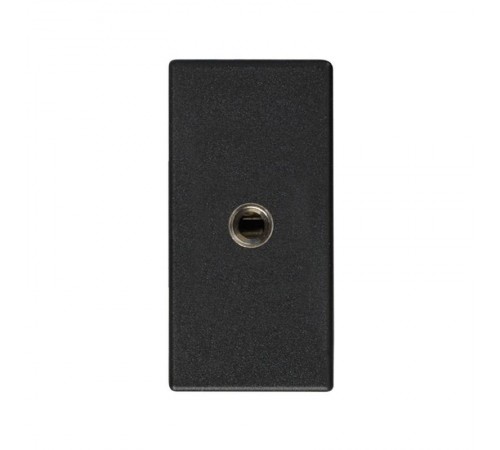 Simon 27 Розетка для подключения разъёма audio mini-jack (3,5мм), винтовое соединение, узкий модуль, S27, гра  2701092-038  Simon