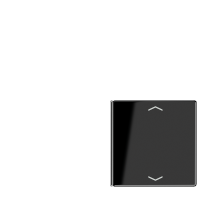 Клавиша для сенсорного модуля KNX, 4-ная, черная  LS404TSAPSW14  Jung